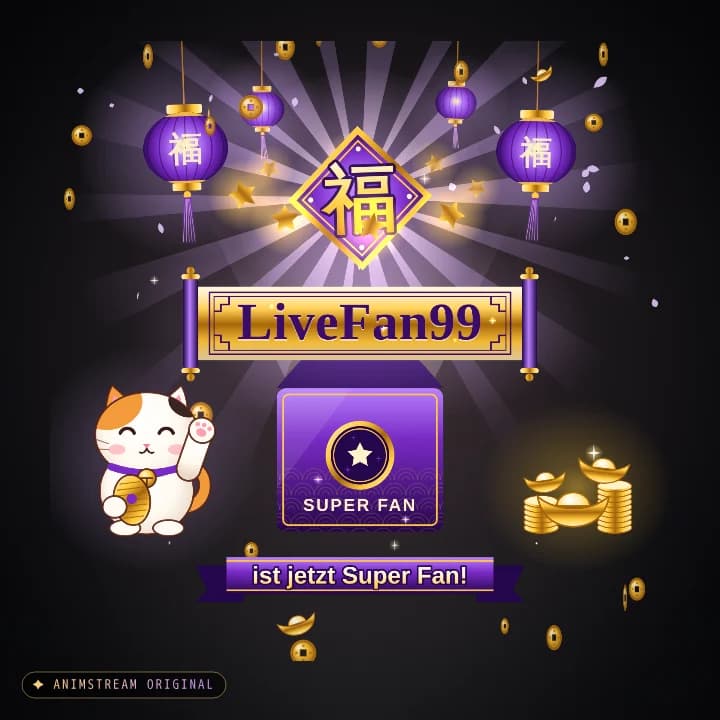 Super Fan Alert – Lucky Fortune Imperial · Lila-Gold