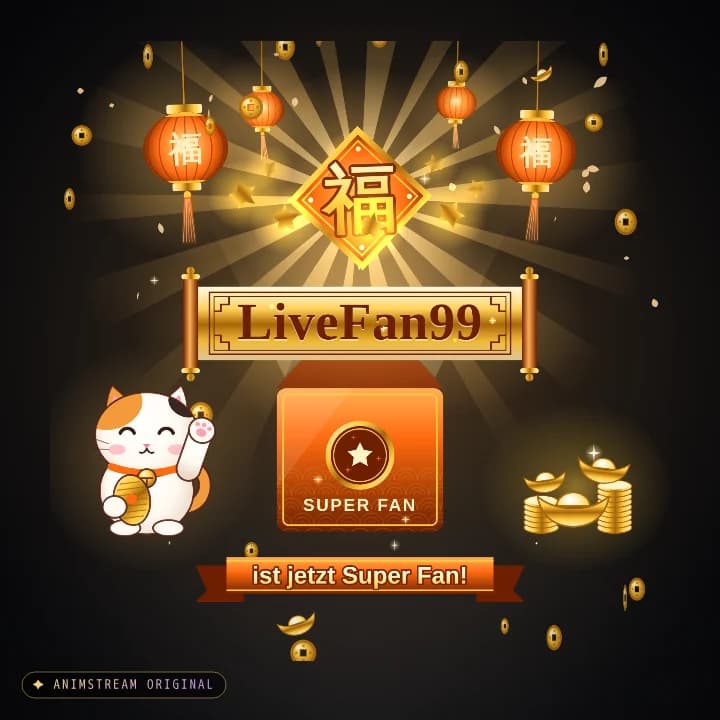 Super Fan Alert – Lucky Fortune Laterne · Orange