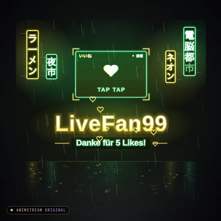 Like & Tap Tap Alert – Neo Tokyo Akihabara