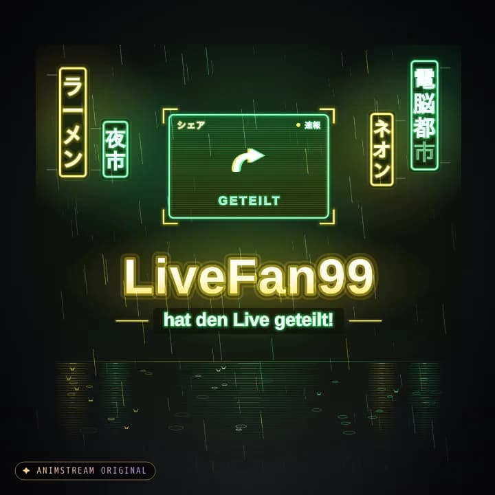 Live geteilt Alert – Neo Tokyo Akihabara