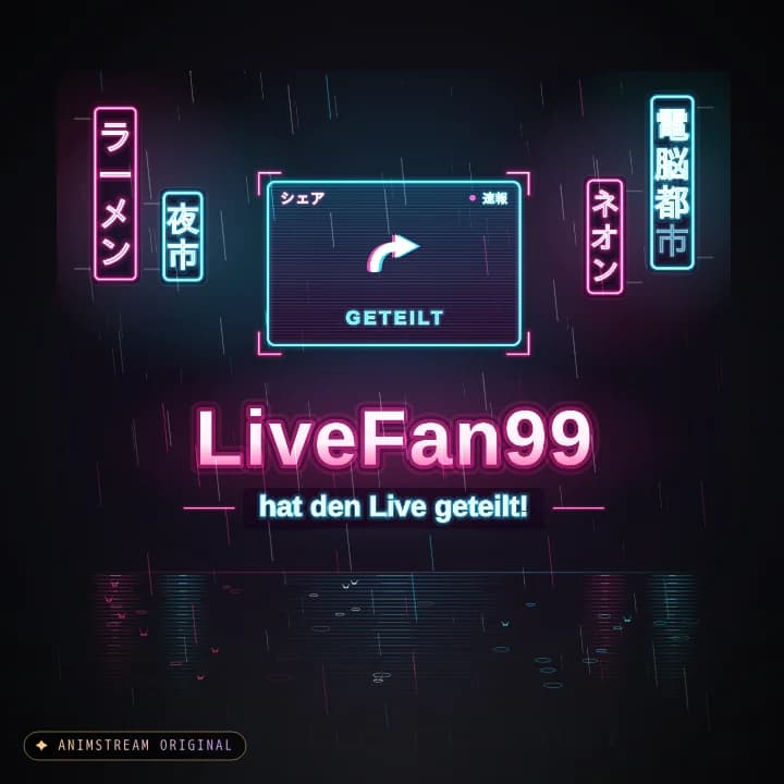 Live geteilt Alert – Neo Tokyo Shibuya