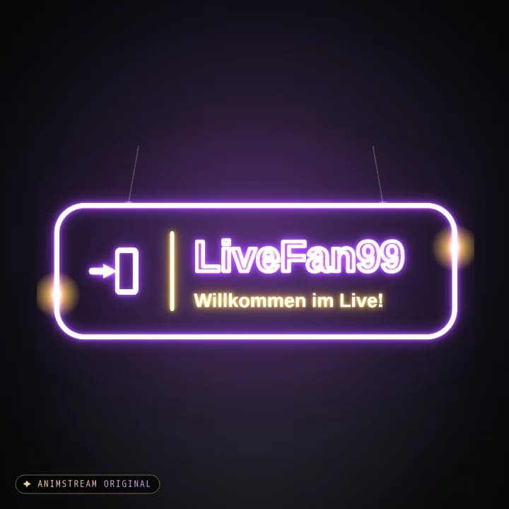 Willkommen Alert – Neon Sign Lila