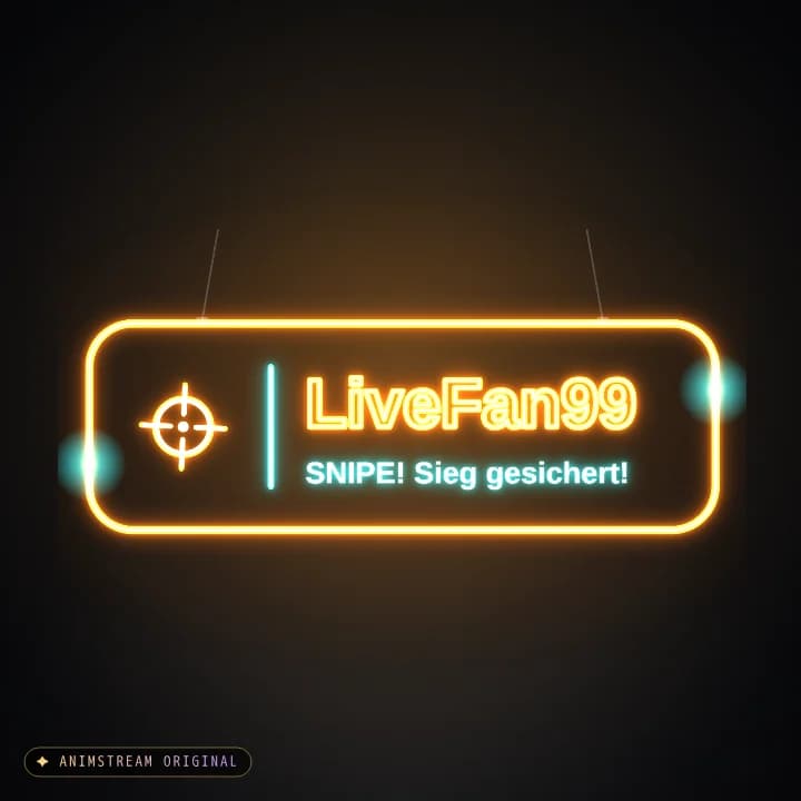 Snipe Alert – Neon Sign Orange