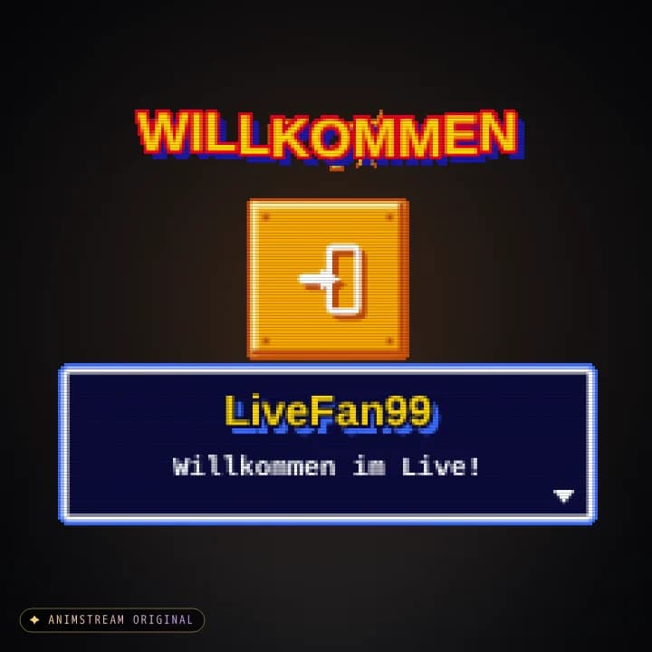 Willkommen Alert – Pixel Arcade Arcade