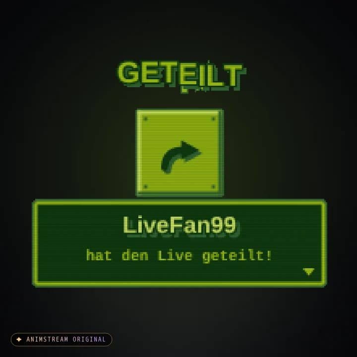 Live geteilt Alert – Pixel Arcade Gameboy