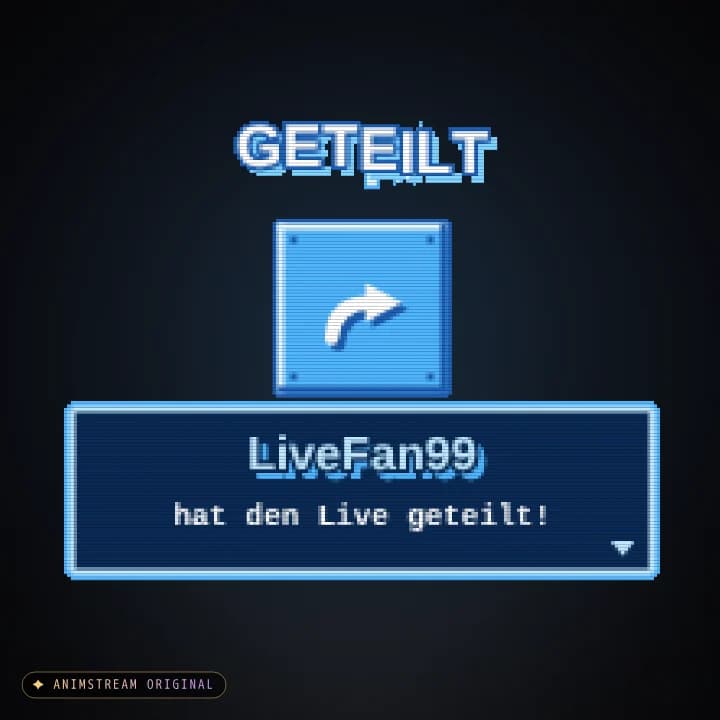 Live geteilt Alert – Pixel Arcade Ice