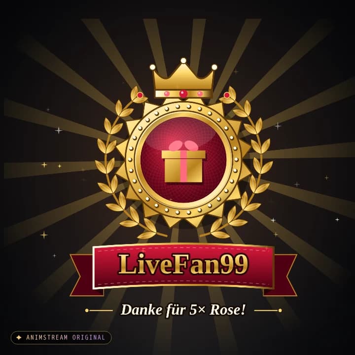 Geschenk-Danke Alert – Royal Crest Gold