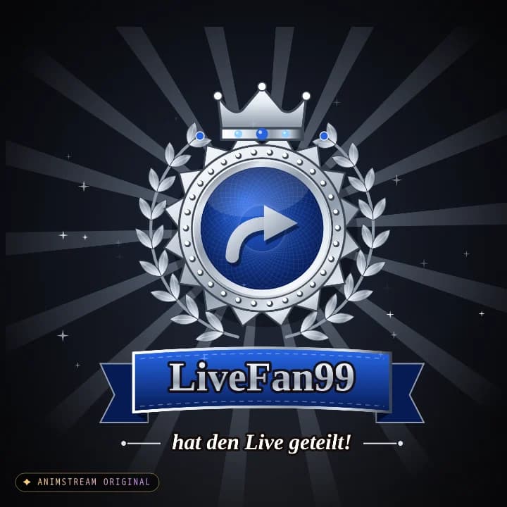 Live geteilt Alert – Royal Crest Silber
