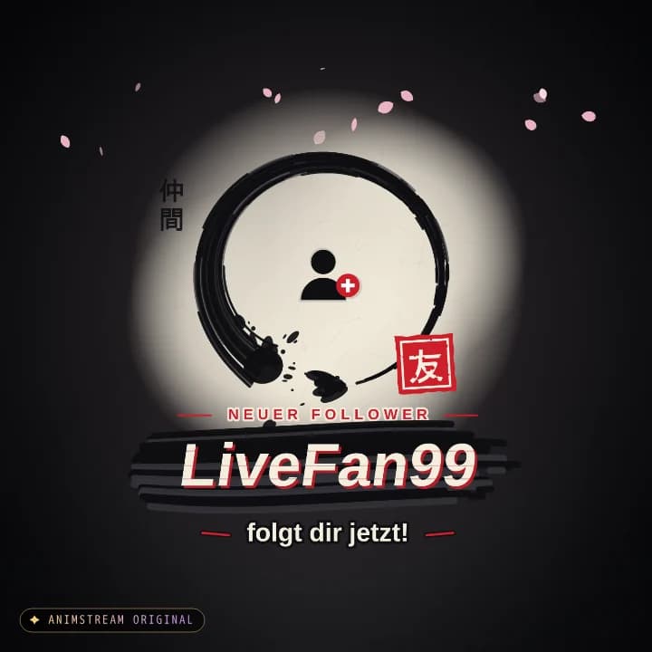 Neuer Follower Alert – Sumi Katana Sumi