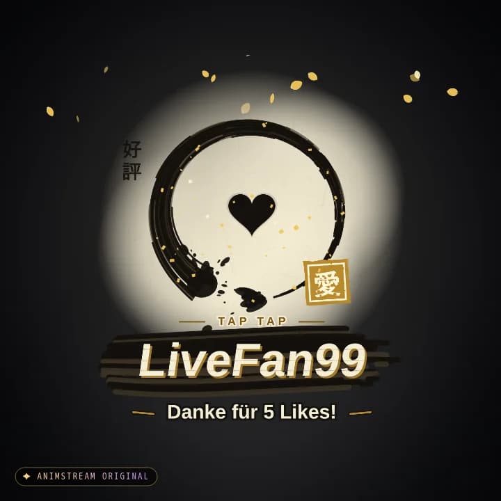 Like & Tap Tap Alert – Sumi Katana Blattgold