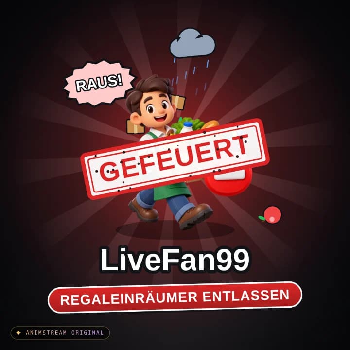 Regaleinräumer entlassen – Supermarket Simulator Animation