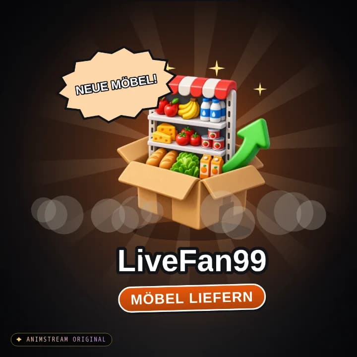 Möbel liefern – Supermarket Simulator Animation