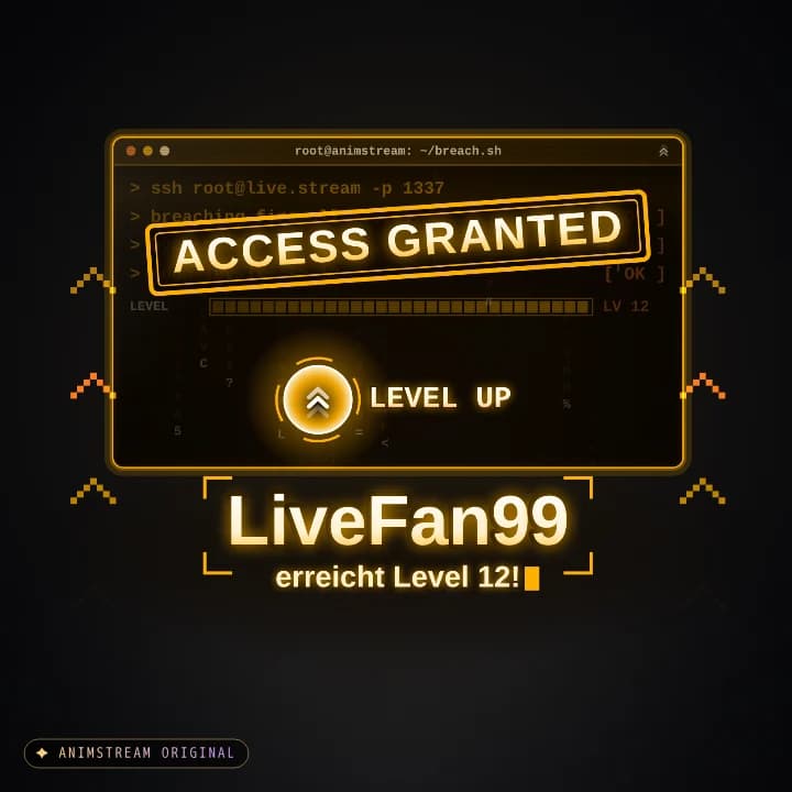 Level-Up Alert – System Hack Amber CRT