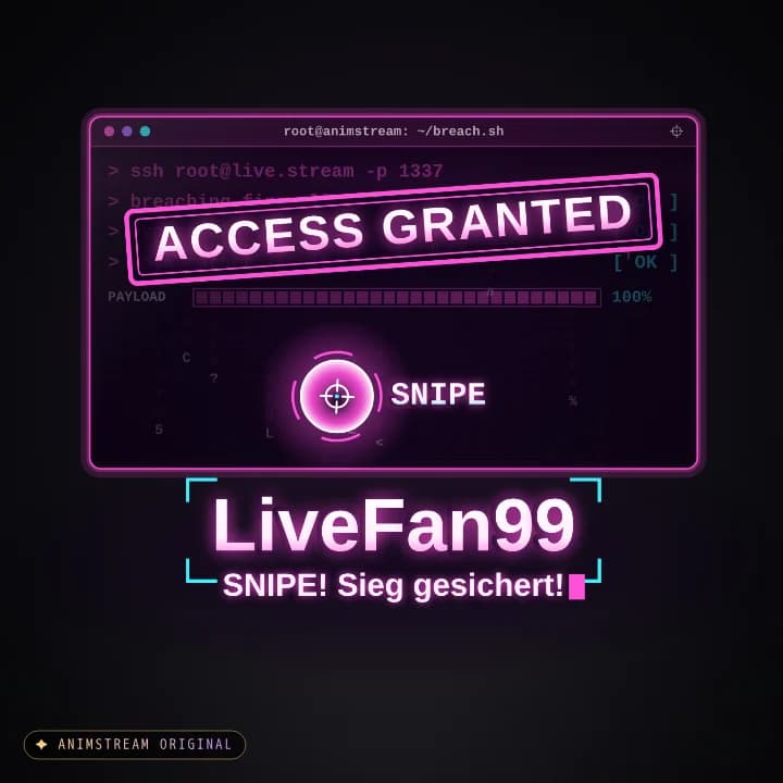 Snipe Alert – System Hack Vapor · Pink-Cyan