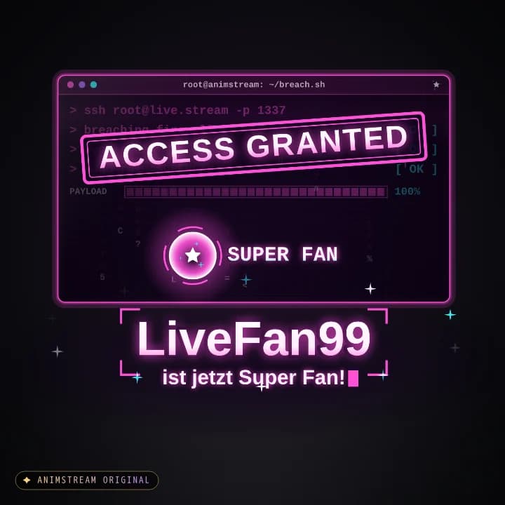 Super Fan Alert – System Hack Vapor · Pink-Cyan