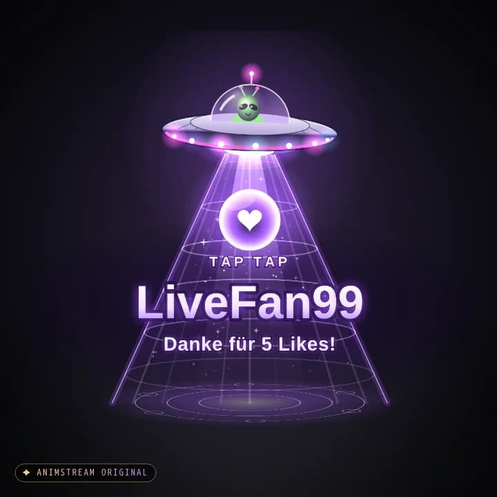 Like & Tap Tap Alert – UFO Abduction Cosmic · Violett