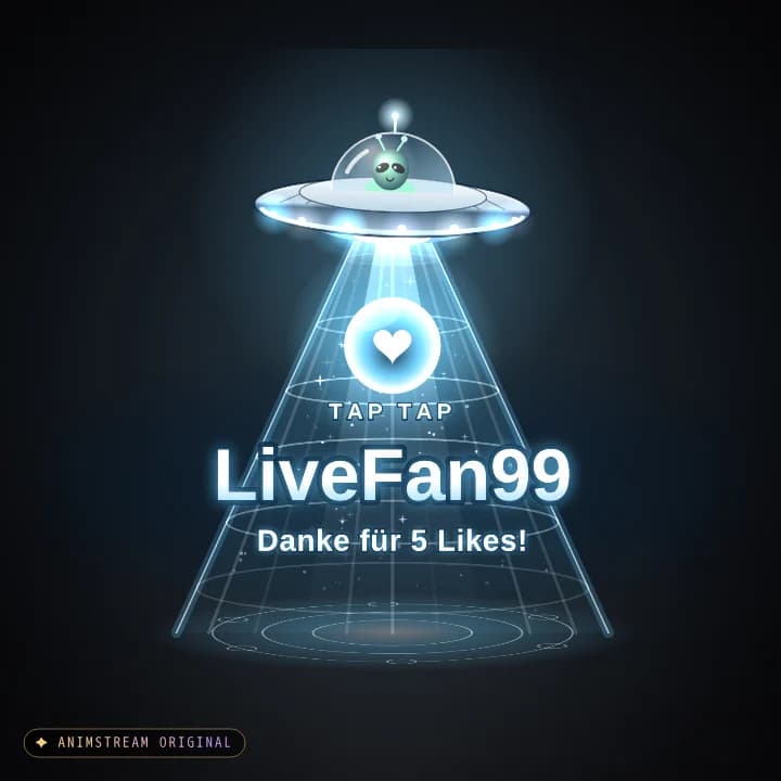 Like & Tap Tap Alert – UFO Abduction Ice · Blau-Weiß