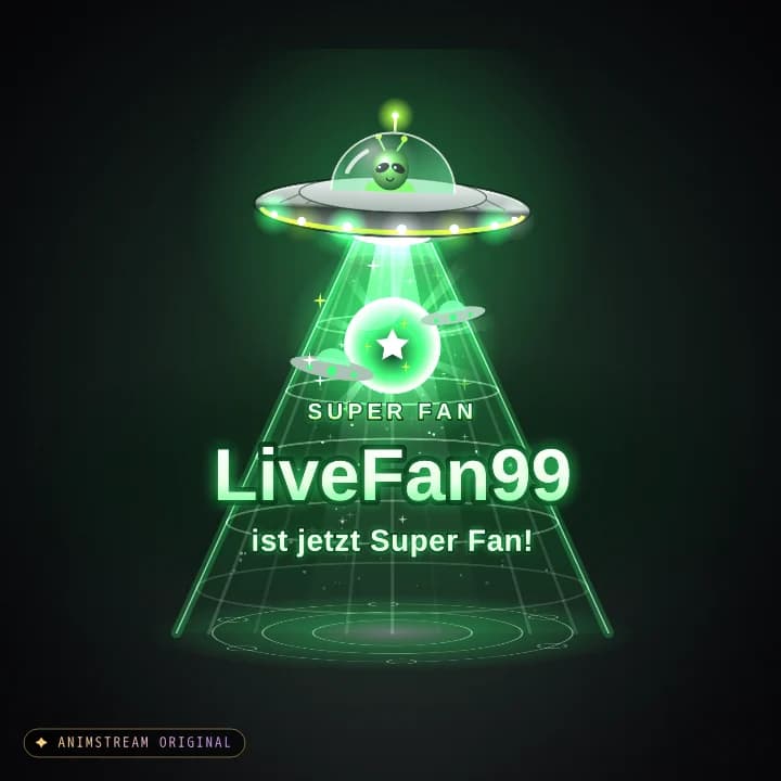 Super Fan Alert – UFO Abduction Area 51 · Grün