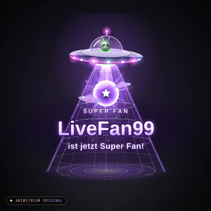 Super Fan Alert – UFO Abduction Cosmic · Violett