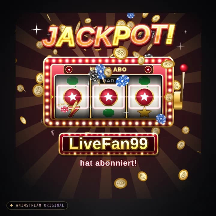 Abo Alert – Vegas Jackpot Classic · Rot-Gold
