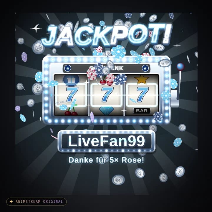 Geschenk-Danke Alert – Vegas Jackpot Diamond · Eis-Weiß