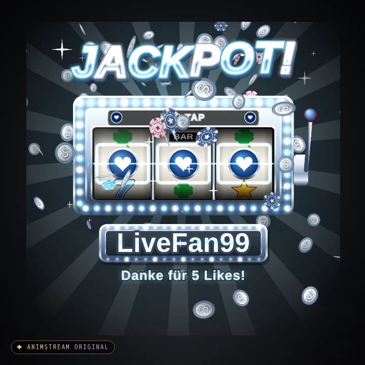 Like & Tap Tap Alert – Vegas Jackpot Diamond · Eis-Weiß