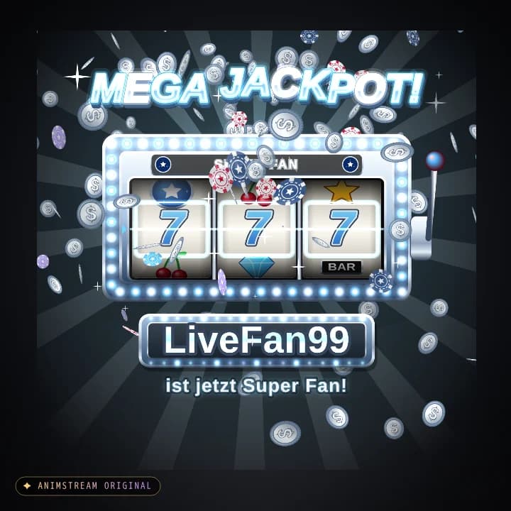 Super Fan Alert – Vegas Jackpot Diamond · Eis-Weiß