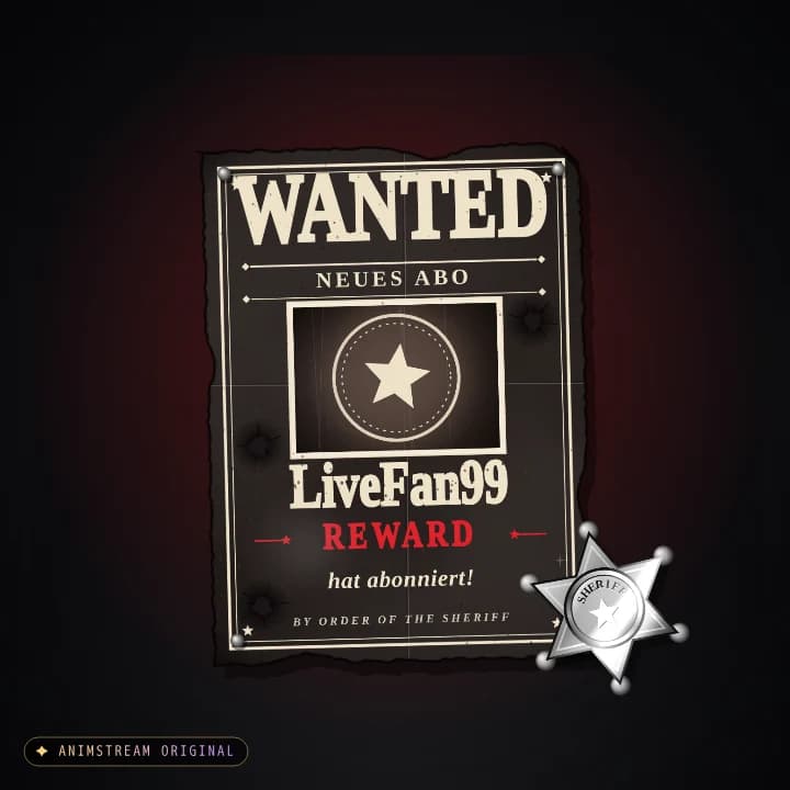 Abo Alert – Wild West Outlaw · Schwarz-Rot