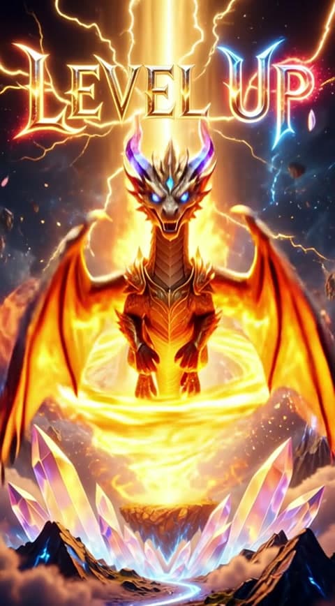 Baby Dragon Level Up Alert