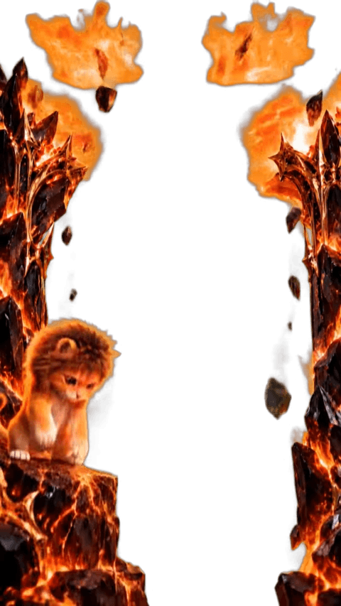 Baby Lion Animation Oktober