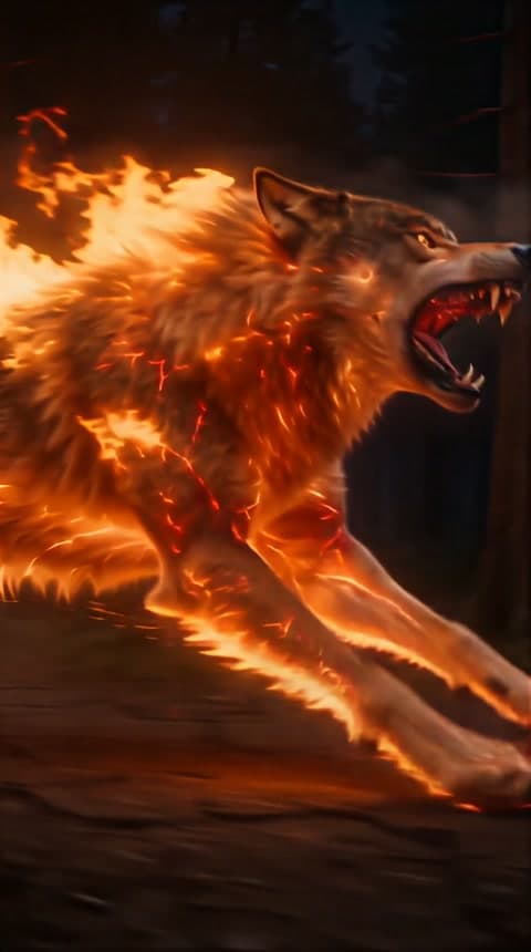 Background Wolf