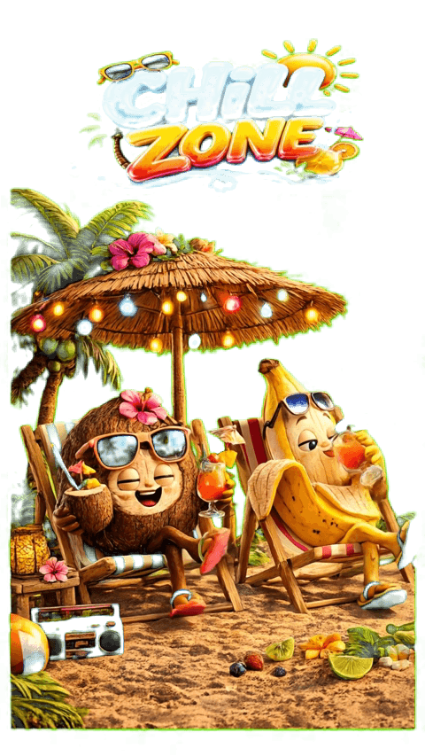 Chillzone – Freche Früchtchen am Relaxen 🍌🥥