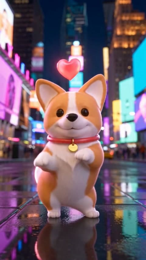 Corgi Gift Animation