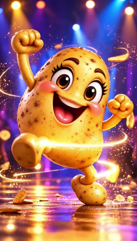 Crazy Dancing Potato – Der ultimative Party-Ta