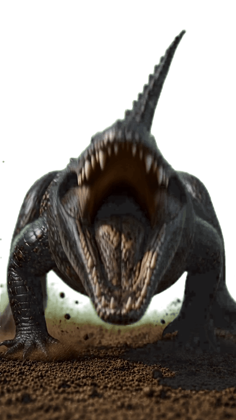 Crocodile Attack Alert | Chroma Key Stream Animation
