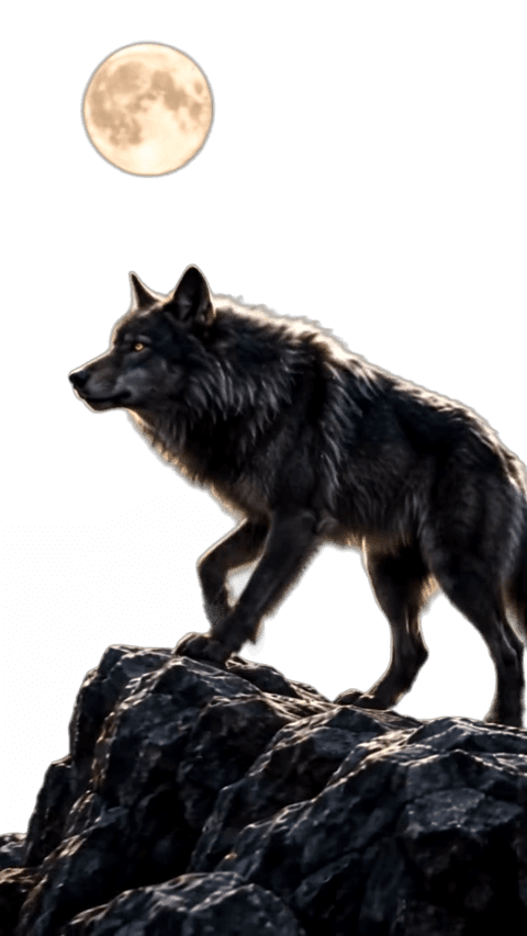 Dark Wolf Gif Animation