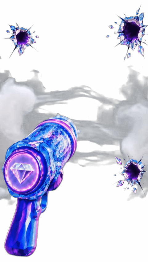 Diamond Gun Gif Animation