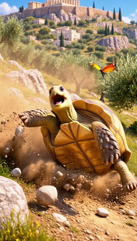 Die durchgeknallte Schildkröte 😂💥