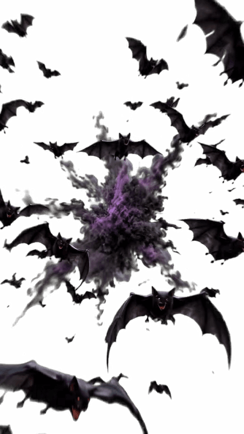Fledermaus Halloween Animation