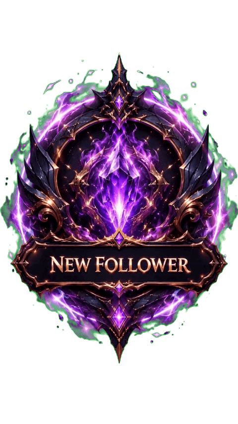 Follow Alert – Premium New Follower Stream Animation