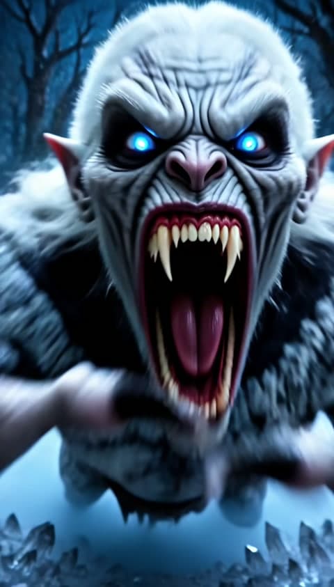 FROST DEMON – HALLOWEEN JUMPSCARE ❄️💀