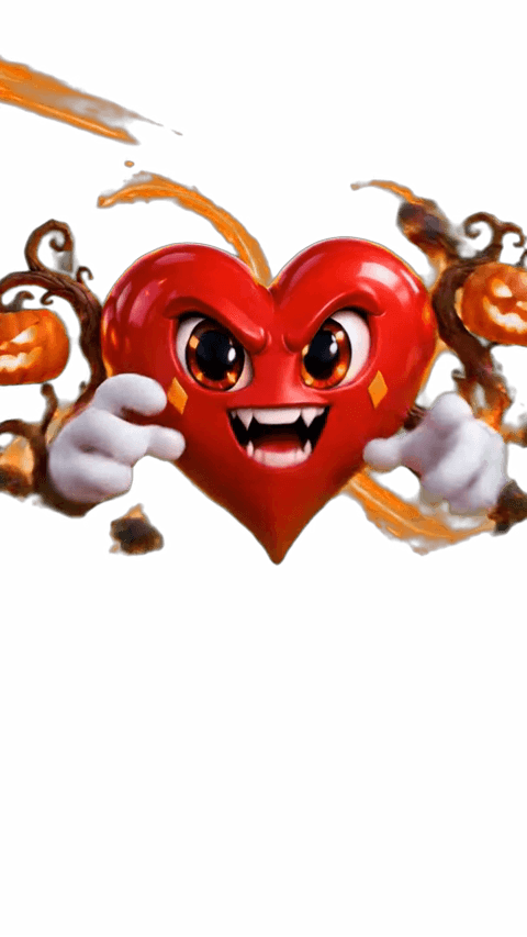 Halloween Animation Teamheart Kürbis