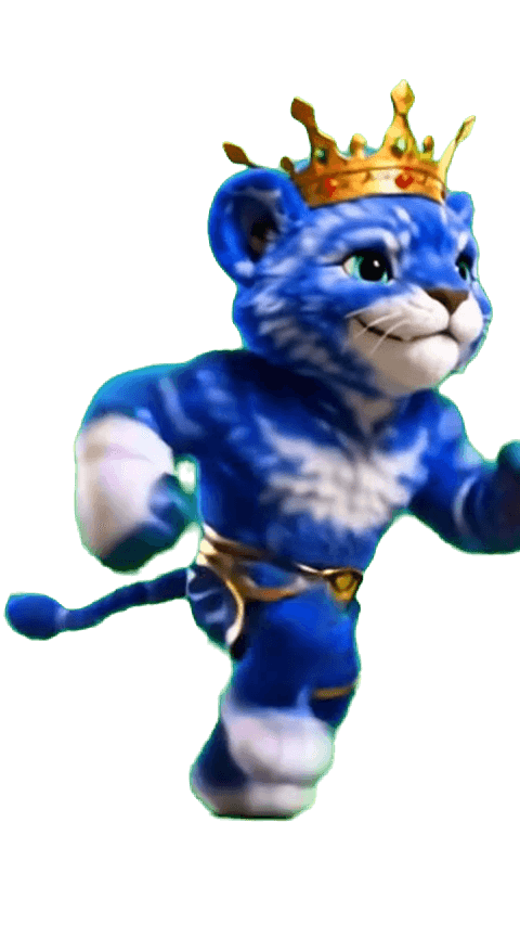 Level UP Blue lion