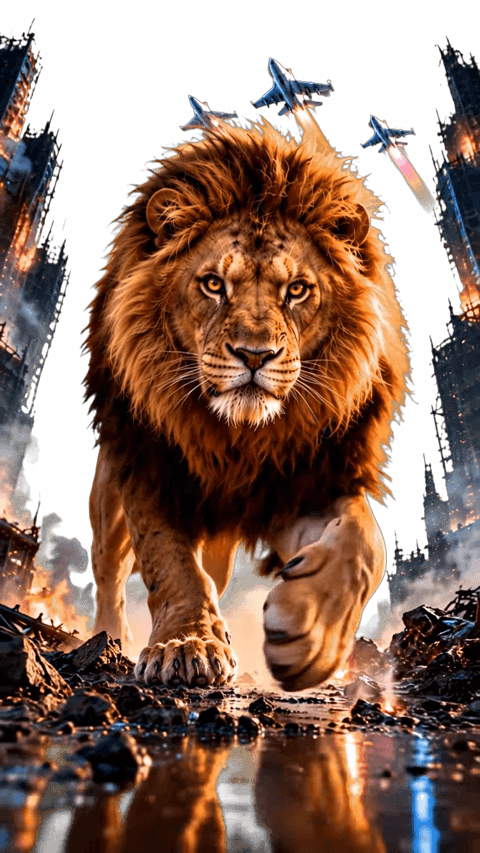 Lion Jets Gift Animation | AnimStream