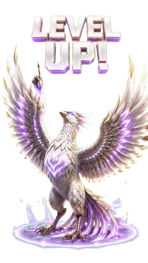 Magischer Greif "LEVEL UP!" Animation