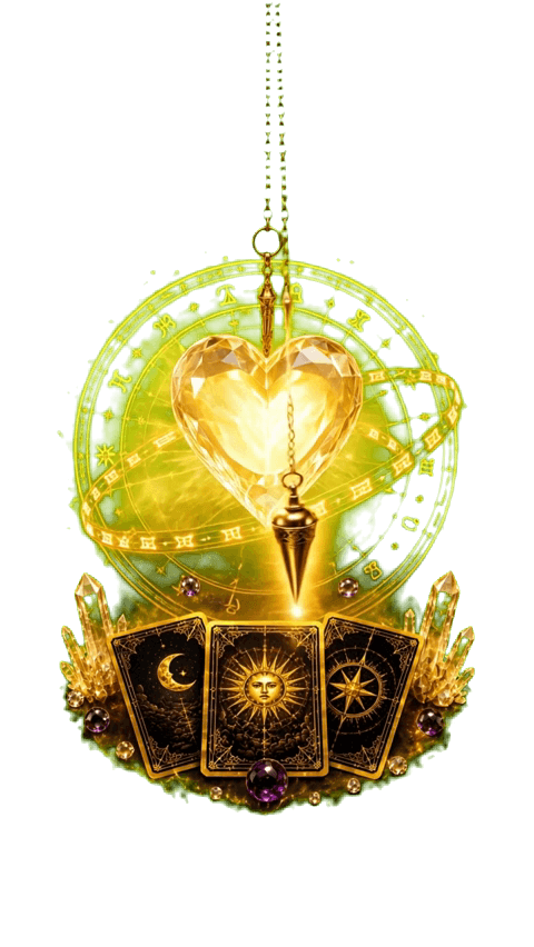 🔮 Magisches Orakel – Kristallherz Animation ✨