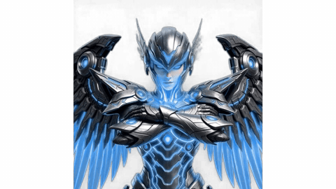 Mecha Valkyrie Wings | Epic 3D Cyber Angel Alert (Free)