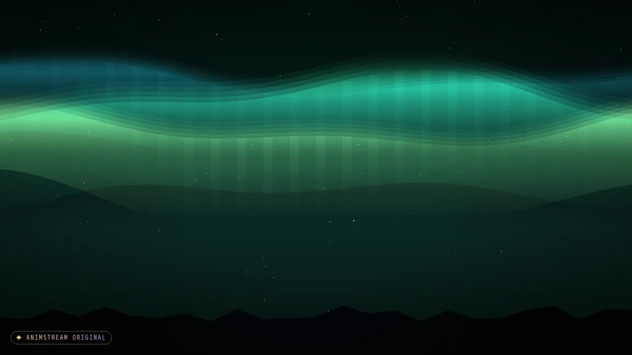Hintergrund – Ambient Scenes Aurora Smaragd