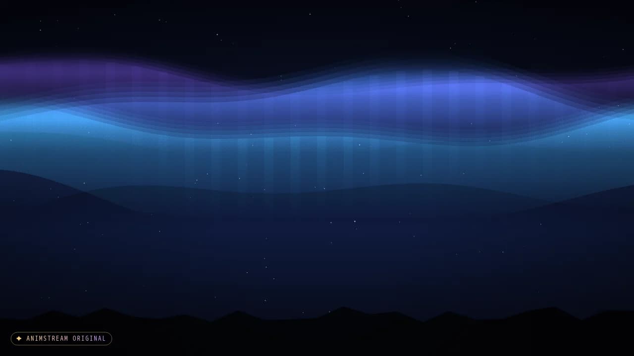 Hintergrund – Ambient Scenes Aurora Nacht