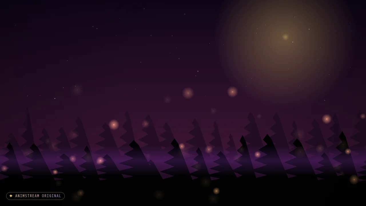 Hintergrund – Ambient Scenes Glühwürmchen Dämmerung